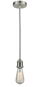 Edison One Light Mini Pendant in Satin Nickel (405|100SN-10BW-1SN)