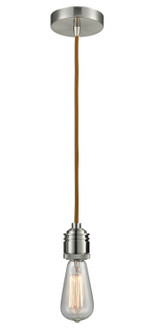 Winchester One Light Mini Pendant in Satin Nickel (405|100SN-10CR-2SN)