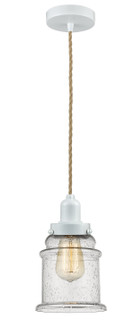 Whitney One Light Mini Pendant in White (405|100W-10RE-0H-W-G184)