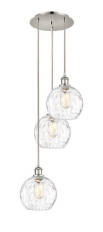 Ballston Three Light Pendant in Polished Nickel (405|113B-3P-PN-G1215-8)