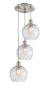 Ballston Three Light Pendant in Brushed Satin Nickel (405|113B-3P-SN-G1215-8)