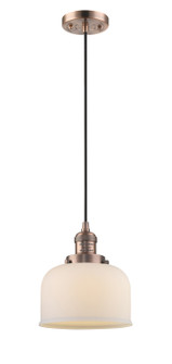 Franklin Restoration One Light Mini Pendant in Antique Copper (405|201C-AC-G71)