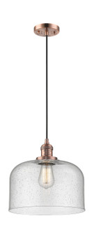 Franklin Restoration LED Mini Pendant in Antique Copper (405|201C-AC-G74-L-LED)