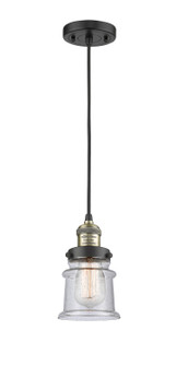 Franklin Restoration LED Mini Pendant in Black Antique Brass (405|201C-BAB-G184S-LED)