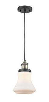 Franklin Restoration One Light Mini Pendant in Black Antique Brass (405|201C-BAB-G191)