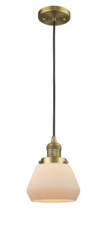 Franklin Restoration LED Mini Pendant in Brushed Brass (405|201C-BB-G171-LED)