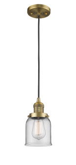 Franklin Restoration One Light Mini Pendant in Brushed Brass (405|201C-BB-G52)