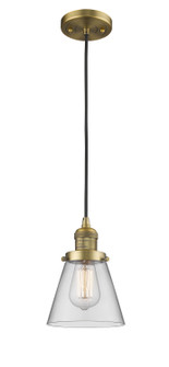Franklin Restoration LED Mini Pendant in Brushed Brass (405|201C-BB-G62-LED)