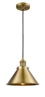 Franklin Restoration LED Mini Pendant in Brushed Brass (405|201C-BB-M10-BB-LED)