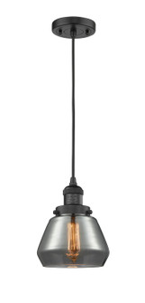 Franklin Restoration LED Mini Pendant in Matte Black (405|201C-BK-G173-LED)