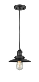 Franklin Restoration One Light Mini Pendant in Matte Black (405|201C-BK-M6)