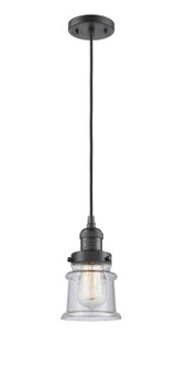 Franklin Restoration One Light Mini Pendant in Oil Rubbed Bronze (405|201C-OB-G184S)
