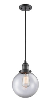 Franklin Restoration LED Mini Pendant in Oil Rubbed Bronze (405|201C-OB-G202-8-LED)