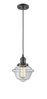 Franklin Restoration LED Mini Pendant in Oil Rubbed Bronze (405|201C-OB-G532-LED)