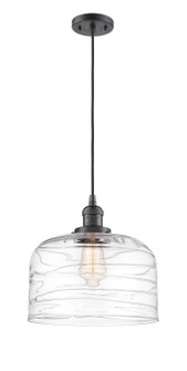 Franklin Restoration One Light Mini Pendant in Oil Rubbed Bronze (405|201C-OB-G713-L)