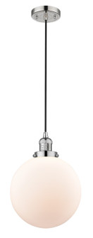 Franklin Restoration LED Mini Pendant in Polished Nickel (405|201C-PN-G201-10-LED)