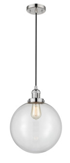 Franklin Restoration LED Mini Pendant in Polished Nickel (405|201C-PN-G202-12-LED)