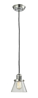 Franklin Restoration One Light Mini Pendant in Polished Nickel (405|201C-PN-G62)