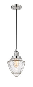 Franklin Restoration One Light Mini Pendant in Polished Nickel (405|201C-PN-G664-7)