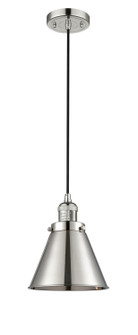 Franklin Restoration LED Mini Pendant in Polished Nickel (405|201C-PN-M13-PN-LED)