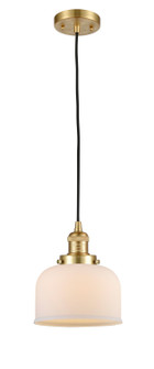 Franklin Restoration LED Mini Pendant in Satin Gold (405|201C-SG-G71-LED)