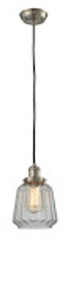 Franklin Restoration One Light Mini Pendant in Brushed Satin Nickel (405|201C-SN-G142)