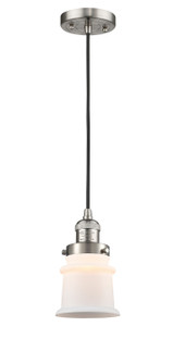 Franklin Restoration LED Mini Pendant in Brushed Satin Nickel (405|201C-SN-G181S-LED)