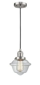 Franklin Restoration One Light Mini Pendant in Brushed Satin Nickel (405|201C-SN-G532)