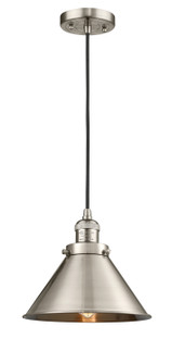Franklin Restoration One Light Mini Pendant in Brushed Satin Nickel (405|201C-SN-M10-SN)