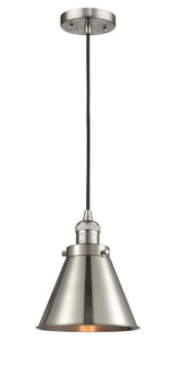 Franklin Restoration LED Mini Pendant in Brushed Satin Nickel (405|201C-SN-M13-SN-LED)