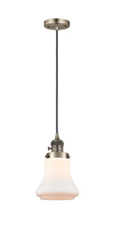 Franklin Restoration One Light Mini Pendant in Antique Brass (405|201CSW-AB-G191)