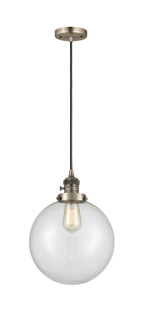 Franklin Restoration One Light Mini Pendant in Antique Brass (405|201CSW-AB-G202-10)