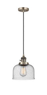 Franklin Restoration LED Mini Pendant in Antique Brass (405|201CSW-AB-G74-LED)