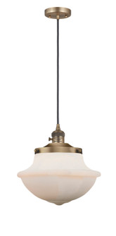 Franklin Restoration One Light Mini Pendant in Brushed Brass (405|201CSW-BB-G541)