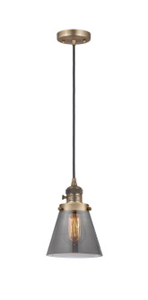Franklin Restoration LED Mini Pendant in Brushed Brass (405|201CSW-BB-G63-LED)