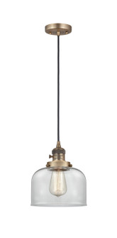 Franklin Restoration One Light Mini Pendant in Brushed Brass (405|201CSW-BB-G72)