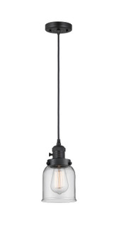Franklin Restoration One Light Mini Pendant in Matte Black (405|201CSW-BK-G52)
