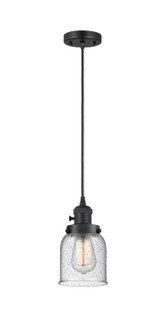 Franklin Restoration One Light Mini Pendant in Matte Black (405|201CSW-BK-G54)