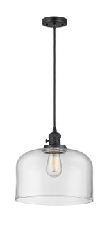 Franklin Restoration LED Mini Pendant in Matte Black (405|201CSW-BK-G72-L-LED)
