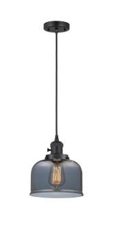 Franklin Restoration One Light Mini Pendant in Matte Black (405|201CSW-BK-G73)