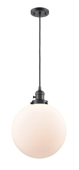 Franklin Restoration One Light Mini Pendant in Oil Rubbed Bronze (405|201CSW-OB-G201-12)