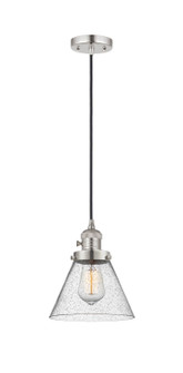 Franklin Restoration One Light Mini Pendant in Polished Nickel (405|201CSW-PN-G44)