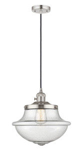 Franklin Restoration One Light Mini Pendant in Polished Nickel (405|201CSW-PN-G544)