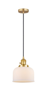 Franklin Restoration One Light Mini Pendant in Satin Gold (405|201CSW-SG-G71)