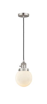 Franklin Restoration LED Mini Pendant in Brushed Satin Nickel (405|201CSW-SN-G201-6-LED)
