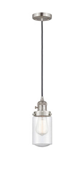 Franklin Restoration One Light Mini Pendant in Brushed Satin Nickel (405|201CSW-SN-G314)