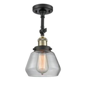 Franklin Restoration LED Semi-Flush Mount in Black Antique Brass (405|201F-BAB-G172-LED)