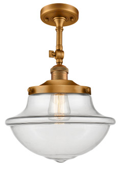 Franklin Restoration LED Semi-Flush Mount in Brushed Brass (405|201F-BB-G542-LED)