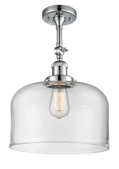 Franklin Restoration One Light Semi-Flush Mount in Polished Chrome (405|201F-PC-G72-L)