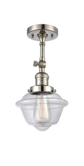 Franklin Restoration LED Semi-Flush Mount in Polished Nickel (405|201F-PN-G532-LED)